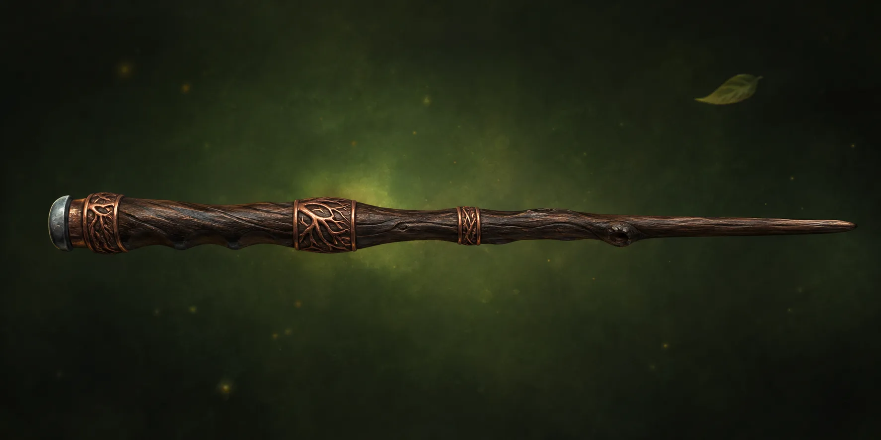 Ironwood wand with Steel Sliver core