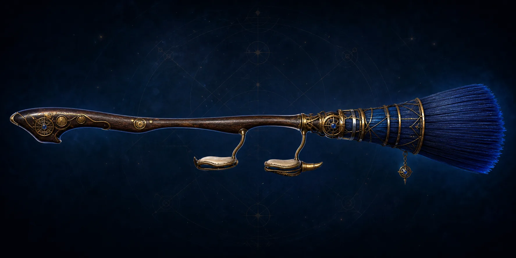 Mastermind's Sweeper flying broom