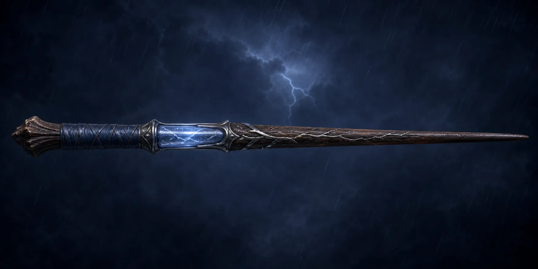 Cedar wand with Stormglass core