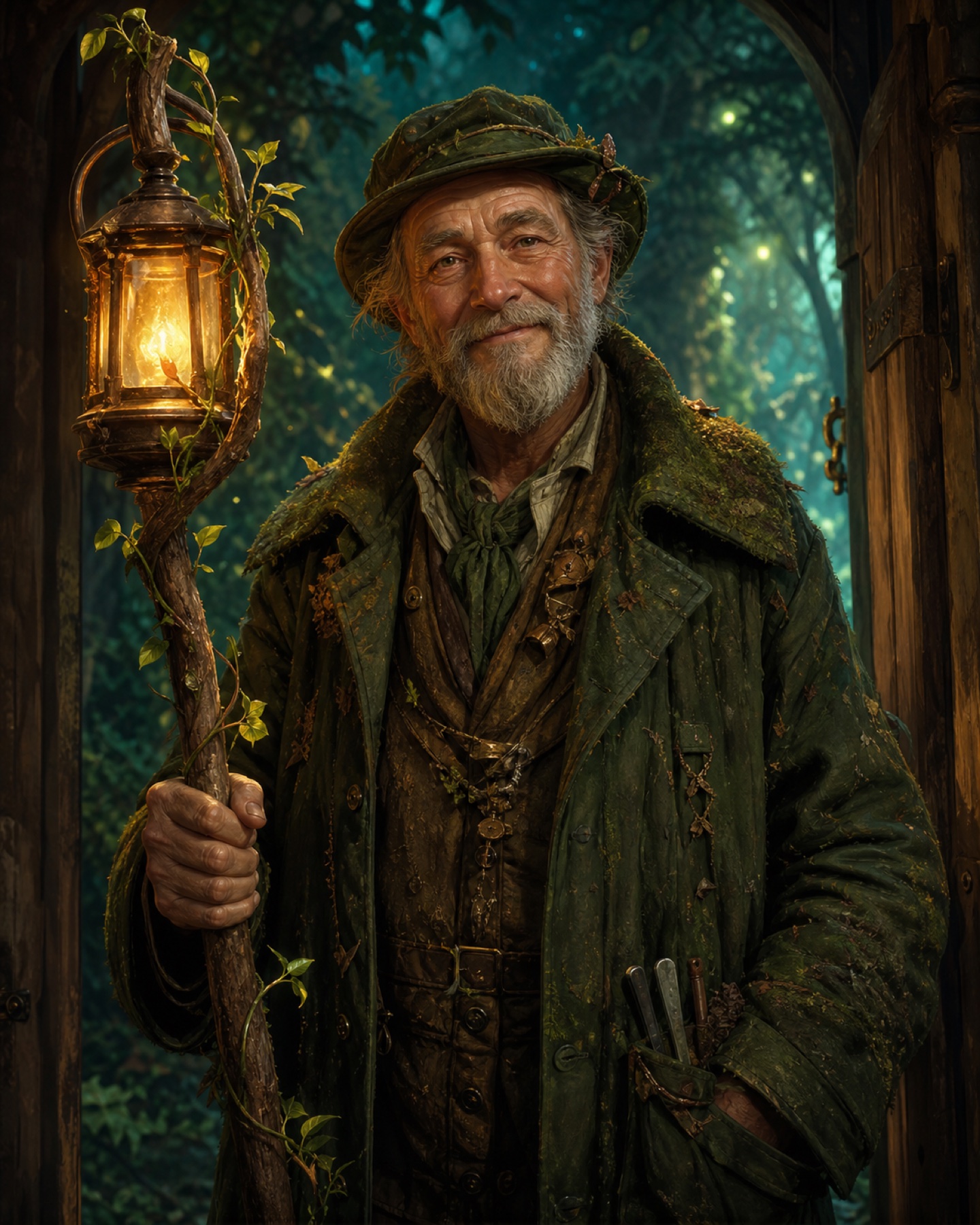Portrait of Old Bram Holloway