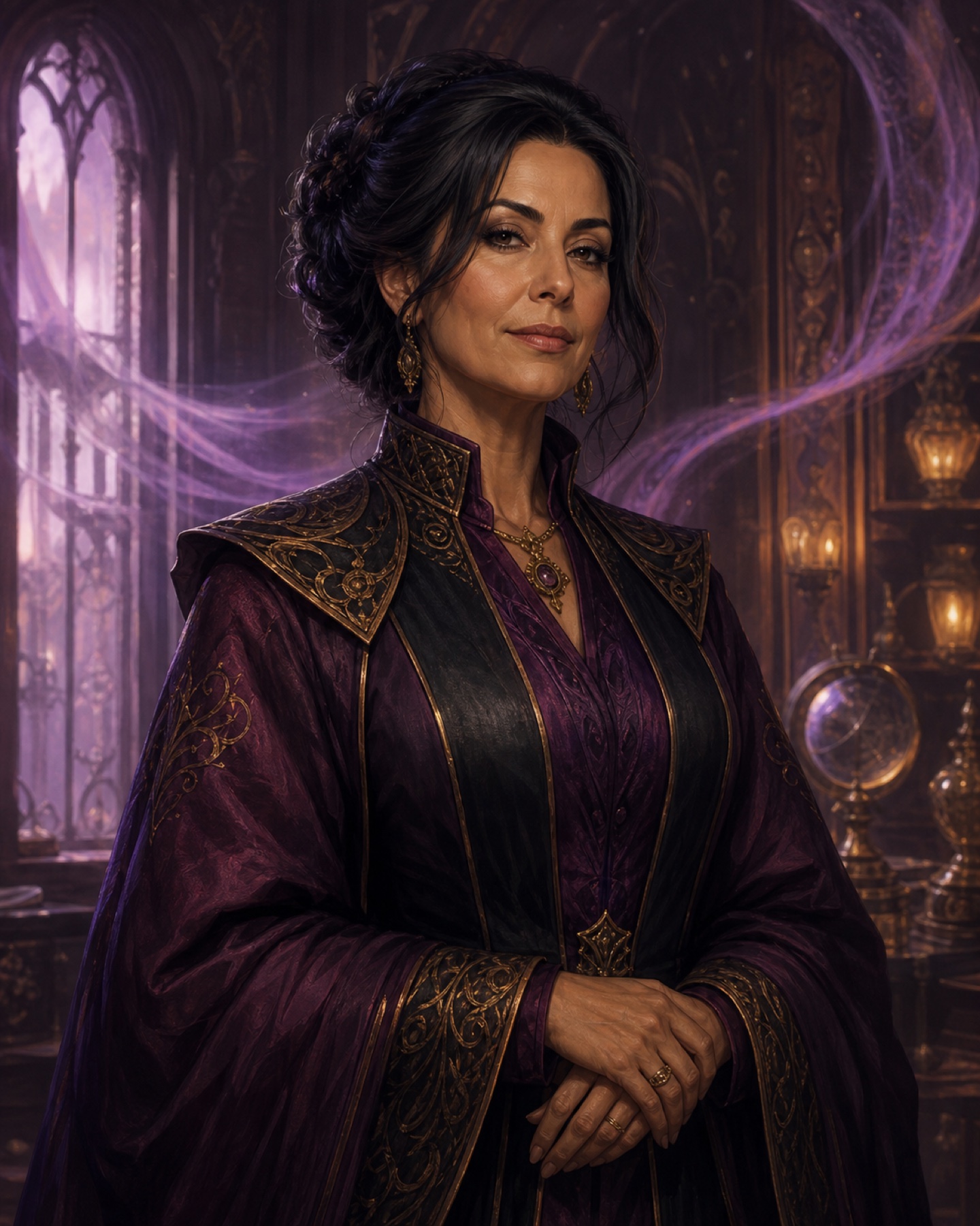 Portrait of Professor Serra Vale